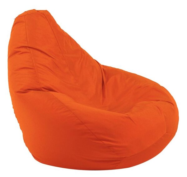 Калъф за пуф круша, 220л., Nirvana Hobbit - Teteron Orange Neon, (Не съдържа пълнеж), за открито