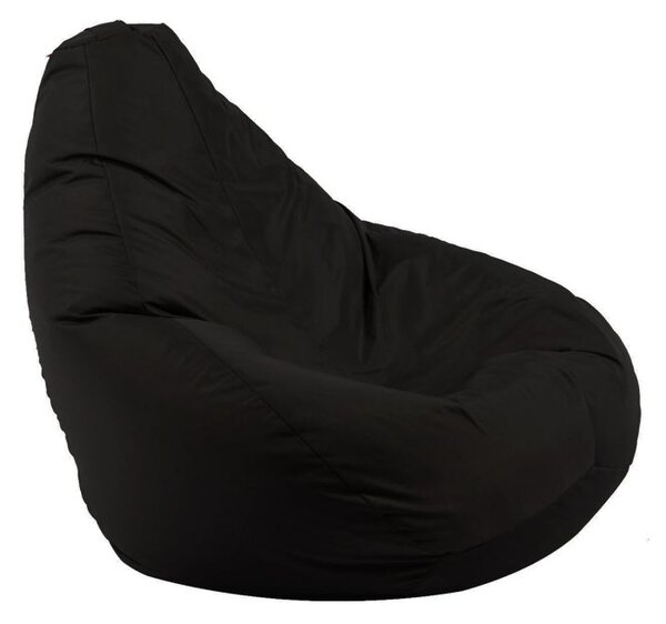 Калъф за пуф круша, 220л., Nirvana Hobbit - Panama Black, (Не съдържа пълнеж), водоустойчив