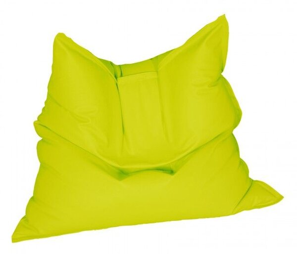 Пуф, Голяма възглавница, 350л., Magic Pillow - Neon Green, Перящ се калъф, Водоустойчив, Пълнеж от Полистиролни перли