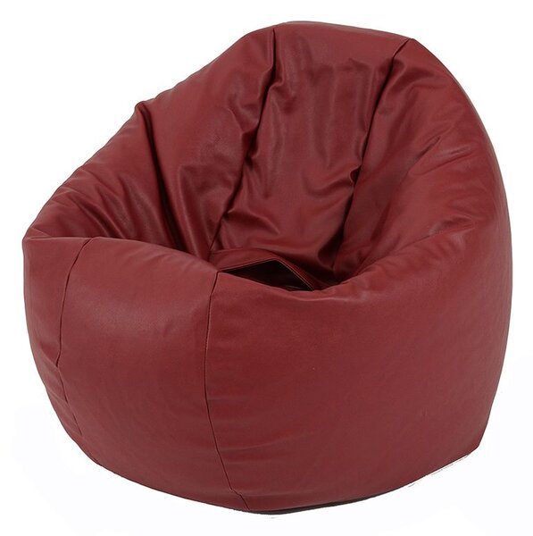 Калъф за пуф 330л., Relaxo XL - Bordo, (Не съдържа пълнеж), Еко кожа