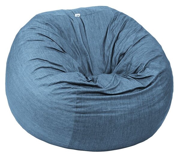 Барбарон 600л., King Size - Denim, Перящ се калъф, Трансформира се в легло, Пълнеж с микс от мемори пяна и дунапрен, Гама Premium