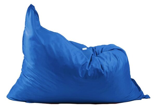 Пуф, 500л. Magic pillow XXL - Panama Blue Royal, Водоустойчив, Перящ се калъф, Пълнеж с микс от мемори пяна и дунапрен
