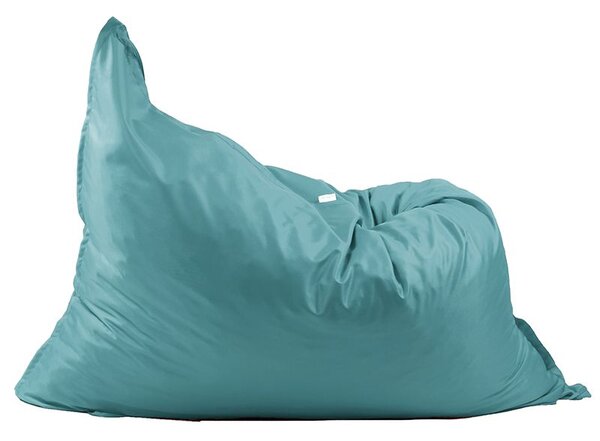 Пуф, 500л. Magic pillow XXL - Panama Turcoaz, Водоустойчив, Перящ се калъф, Пълнеж с микс от мемори пяна и дунапрен