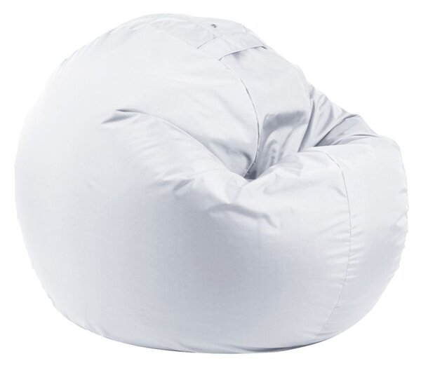Калъф за пуф 330л., Relaxo XL - Teteron White, (Не съдържа пълнеж), за открито
