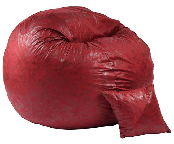 Комплект, Барбарон и декоративна възглавница, 600л., King Size - Cranberry, Перящ се калъф, Трансформира се в легло, Пълнеж с микс от мемори пяна и дунапрен, Гама Premium