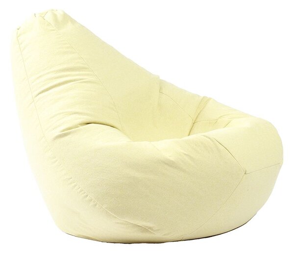 Калъф за пуф круша, 160л., Nirvana Light - Lemon, (Не съдържа пълнеж), Гама Premium