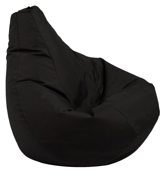 Калъф за пуф круша, 160л., Nirvana Light - Teteron Black, (Не съдържа пълнеж), за открито