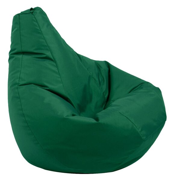 Калъф за пуф круша, 160л., Nirvana Light - Teteron Green, (Не съдържа пълнеж), за открито