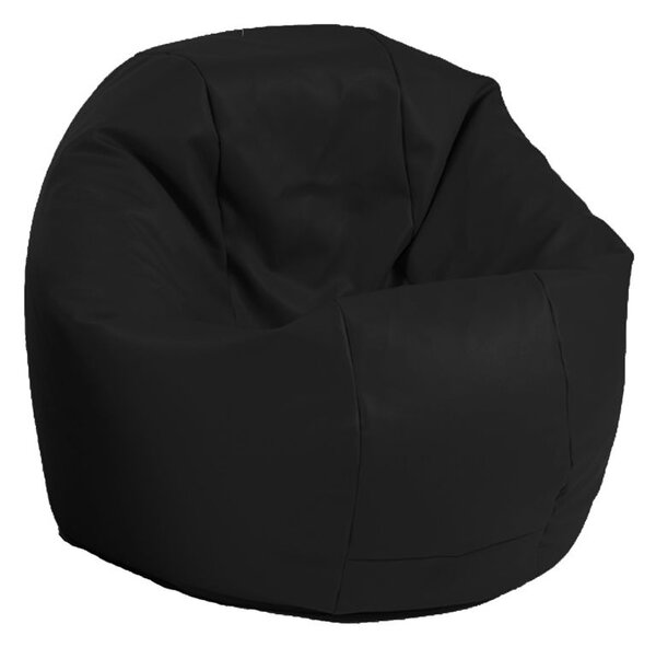 Калъф за пуф, 210л., Relaxo - Panama Black, (Не съдържа пълнеж), водоустойчив