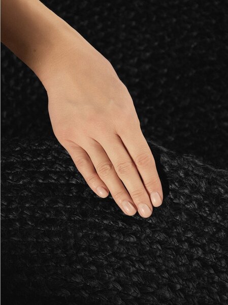 Черен двустранен ръчно изработен ютен килим 160x230 cm Braided – Hanse Home