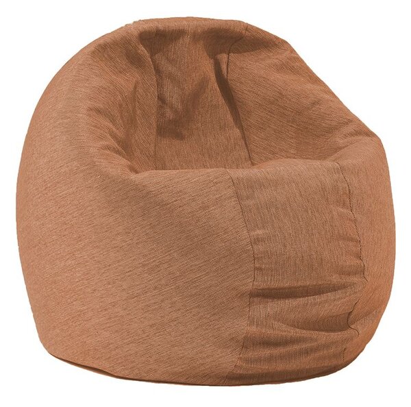 Калъф за пуф, 210л., Relaxo - Terracotta Orange, (Не съдържа пълнеж), Гама Premium