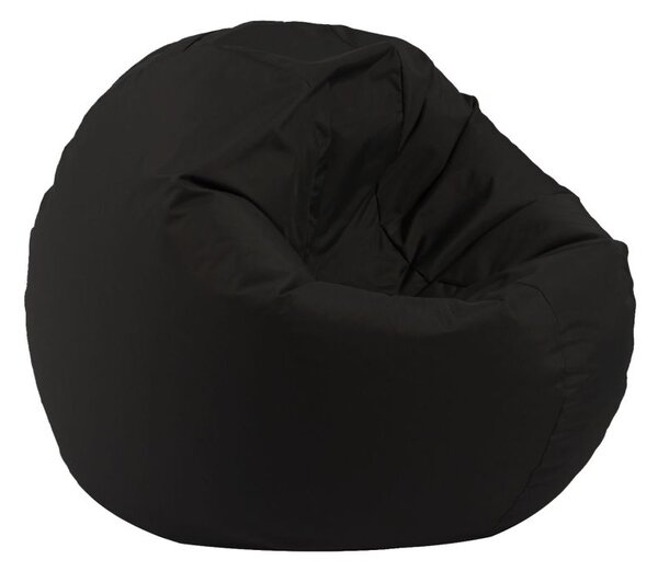 Калъф за пуф, 210л., Relaxo - Teteron Black, (Не съдържа пълнеж), за открито