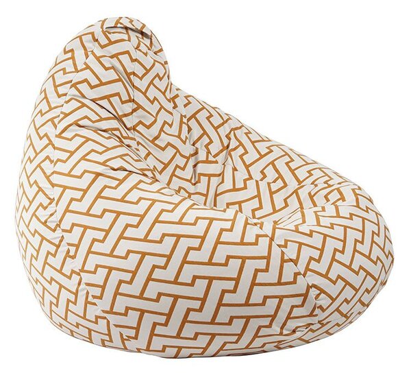 Пуф круша 320л., Nirvana Grande, Zappity Orange, Перящ се калъф, Пълнеж от Полистиролни перли, Гама Premium