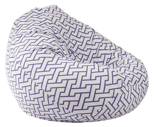 Пуф круша 520л., Nirvana Gigant, Zappity Purple, Перящ се калъф, Пълнеж от Полистиролни перли, Гама Premium