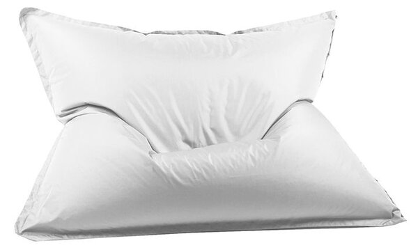 Пуф Голяма възглавница, 350л., Magic Pillow - White, Перящ се калъф, За открито, EPS перли