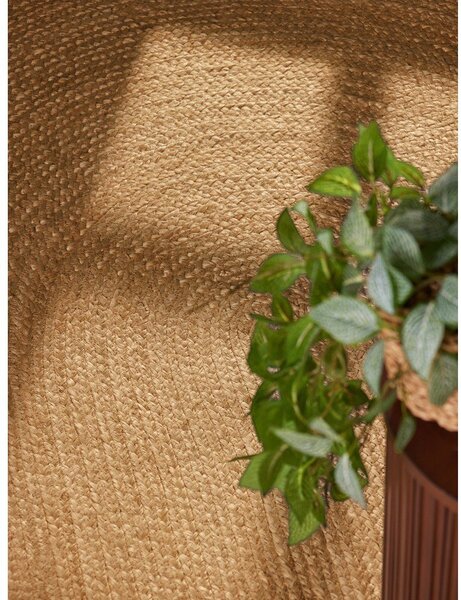 Двустранен ръчно изработен ютен килим в естествен цвят 160x230 cm Braided – Hanse Home