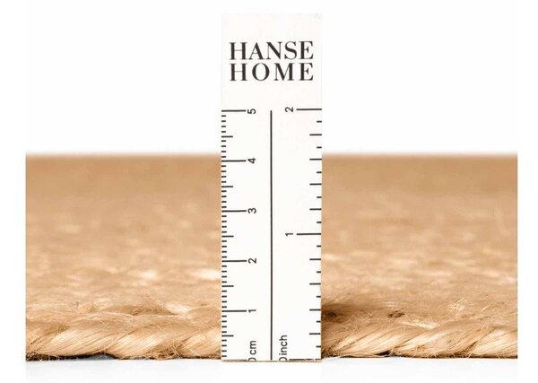 Двустранен ръчно изработен ютен килим в естествен цвят 160x230 cm Braided – Hanse Home