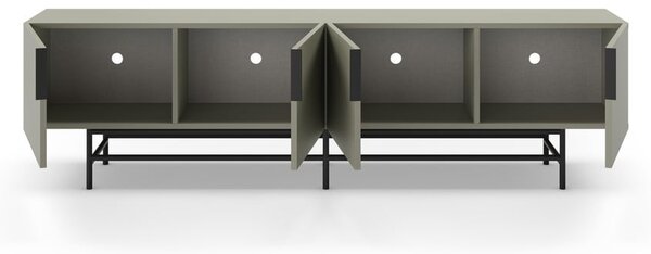 Зелено-сива маса за телевизор 200x54,5 cm Eldia – Marckeric