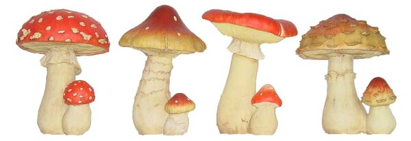 Градински статуи в комплект 4 бр. от полирезин Toadstool – Esschert Design