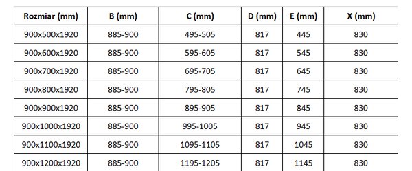 Mexen Pretoria душ кабина с дръжка 90 x 100 см, прозрачна, черна - 852-090-100-70-00