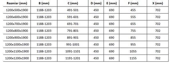 Душ кабина Mexen Roma с отваряеми врати 120 x 90 см, прозрачна, черна - 854-120-090-70-00