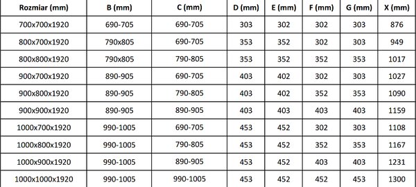 Mexen Lima Duo душ кабина сгъваема 80 x 80 см, прозрачна, златна - 856-080-080-50-00-02