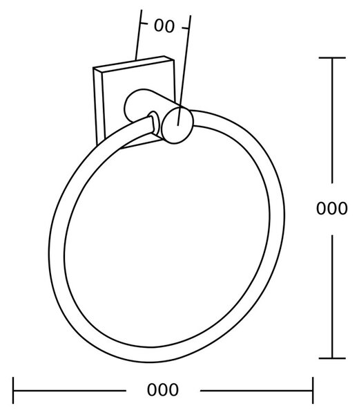 Mexen Rufo кран за кърпи, златен - 7050932-50