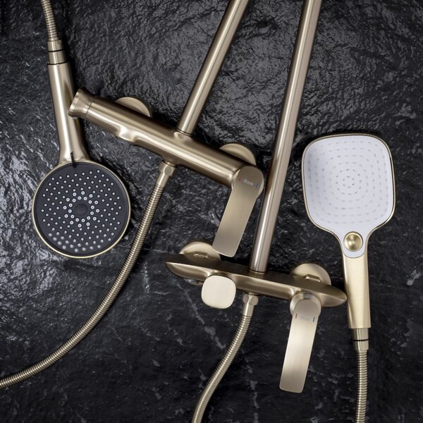 Комплект за душ PREMIUM Rea Como M2 Brush Gold