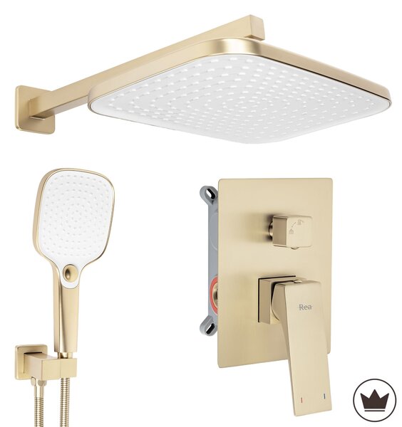 Душ система за вграждане Rea Joe Brush Gold + BOX