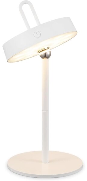 LED димируема външна презареждаема настолна лампа с докосване GENTLE LED/1,5W/3,7V 3000 mAh IP44 бяла