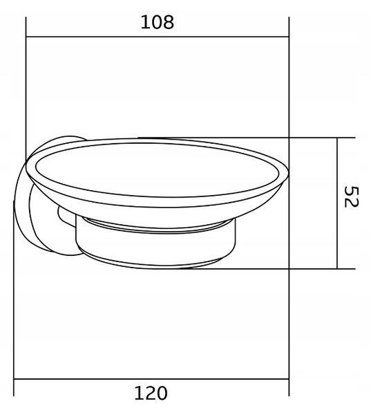 Mexen Remo миеща се чиния, черна - 7050739-70