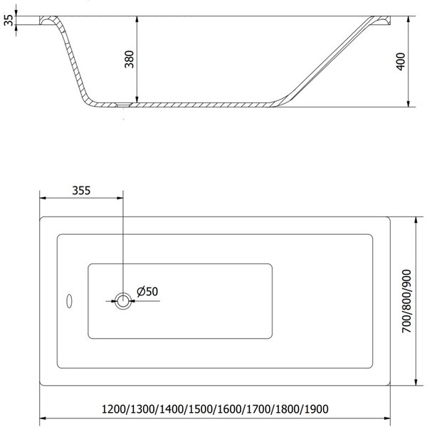 Mexen Cubik душ кабина правоугълна 120 x 70 см с обшивка, бяла - 55031207000X