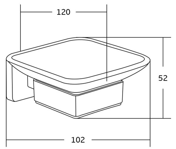 Mexen Asis сапунерка, златна - 7017639-50