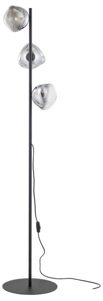 Brilagi - Подова лампа VULCANO 3xG9/8W/230V, черна/опушено-черна