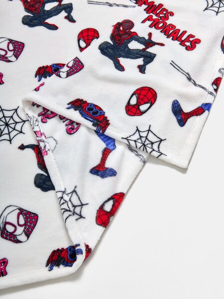 Sinsay - Детско одеяло Spider-Man - бял