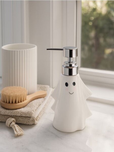 Sinsay - Дозатор за сапун във форма на призрак - бял