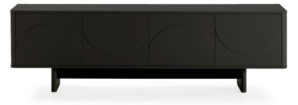 Черна маса за телевизор 180x55x40 cm Solei – MOME