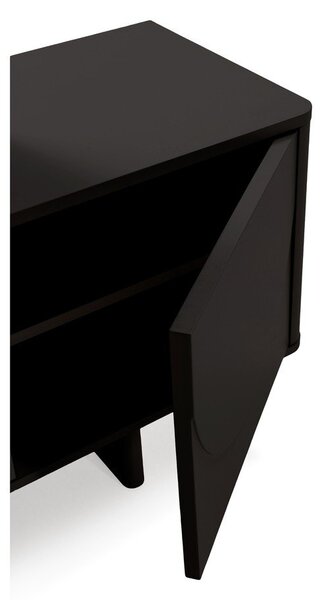 Черна маса за телевизор 180x55x40 cm Solei – MOME