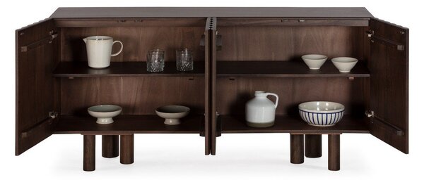 Кафяв скрин от масивно манго 160x80x40 cm Tamira – MOME