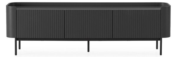 Черна маса за телевизор 180x55x40 cm Willa – MOME