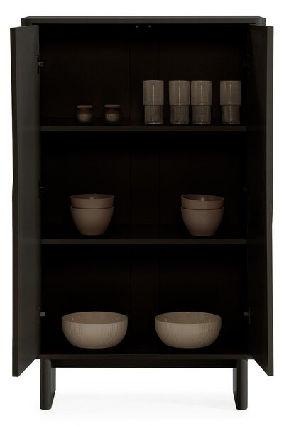Черно шкафче 80x130x40 cm Solei – MOME