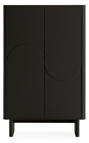 Черно шкафче 80x130x40 cm Solei – MOME