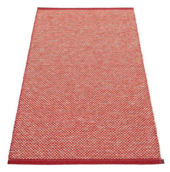 Червен килим за открито и закрито 85x160 cm Effi Dark Red – Pappelina