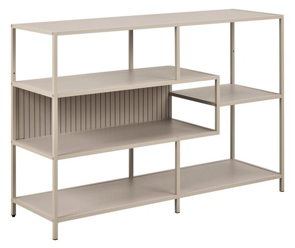 Сива библиотека 114x78x35 cm Seaford – Actona