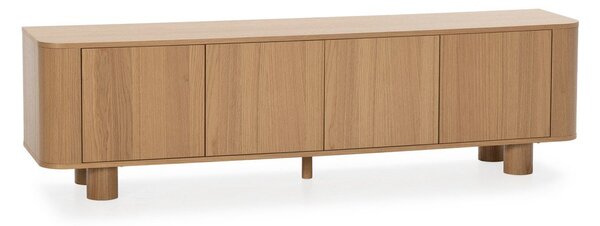 Маса за телевизор от декор от дъб в естествен цвят 180x50,5x40 cm Padoc – MOME