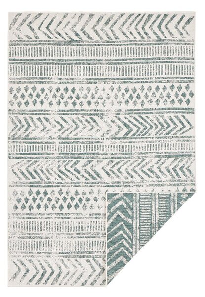 Зелен и кремав килим за открито , 80 x 150 cm Biri - NORTHRUGS