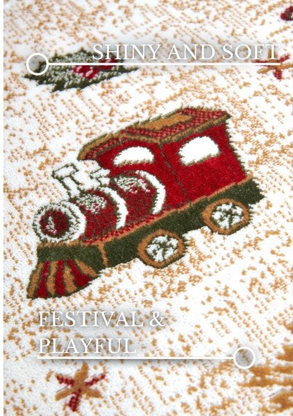 Червена пътека с коледен мотив със смес от памук 80x200 cm Toy's Delight Red Christmas – Villeroy&Boch