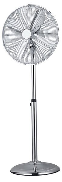 Вентилатор на стойка Finlux FSF-1813-SS, 60W, 45 см, 3 скорости, Неръждаема стомана, Инокс
