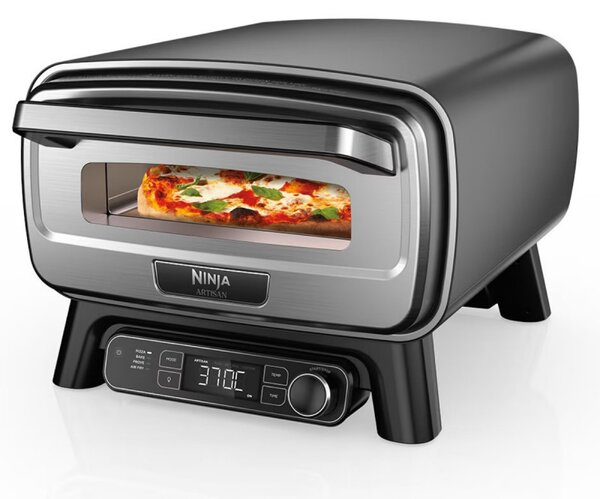 Електрическа фурна за пица 5в1 Ninja Artisan MO201EU, 1760W, 30x30 см, 5 функции, Touch Screen, 32-370C, Сив