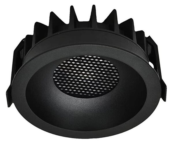 LED Лампа за окачен таван LED/18W/230V 3000/4000/6400K ø 10,6 см черен